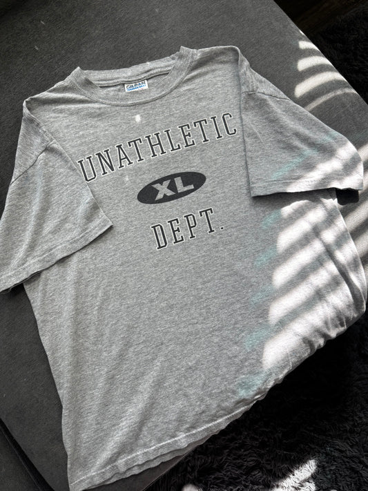 Y2K Funny Tee “ Unathletic Dept “ (XL)