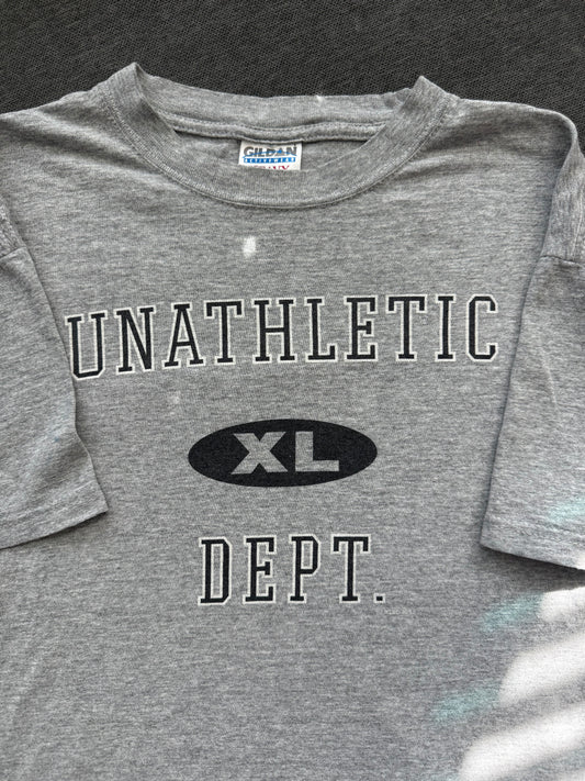 Y2K Funny Tee “ Unathletic Dept “ (XL)