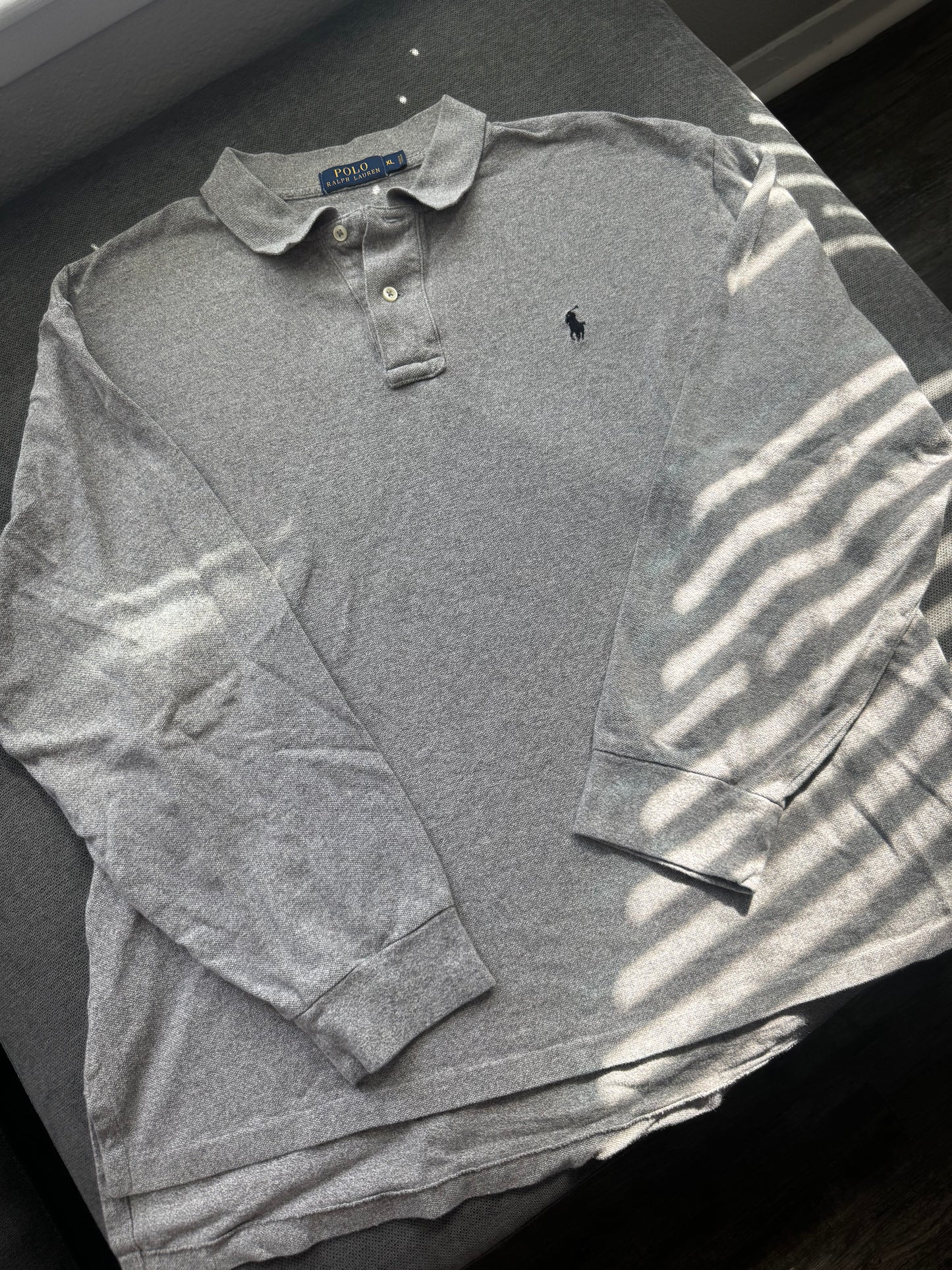 Polo Ralph Lauren Long Sleeve Gray Shirt (L)
