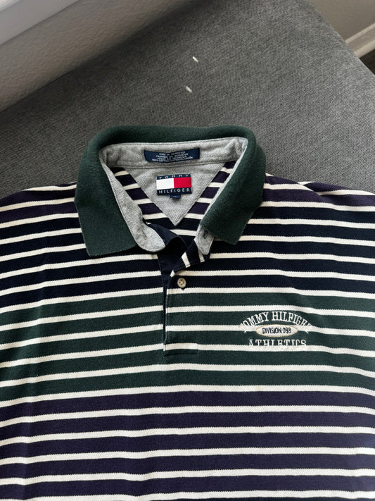 Vintage Tommy Hilfiger Polo Striped Shirt (XL)