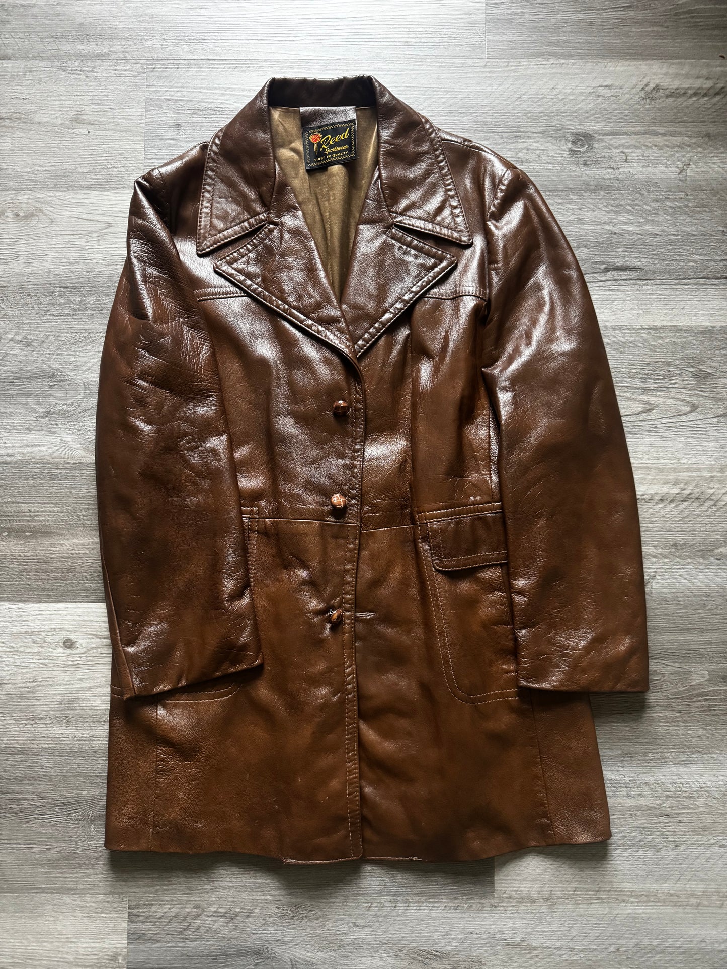 Vintage 70’s Reed’s Sportwear Leather Jacket